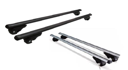 PORTAEQUIPAJE ALUMINIO 1.35 M. - CON ENGANCHE PARA BARRAS LATERALES DE TECHO - QKL