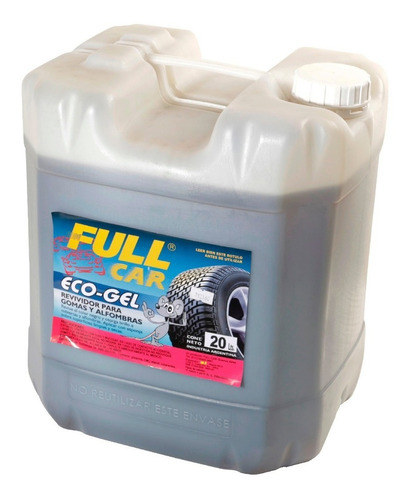 REVIVIDOR DE GOMAS ECO GEL 20 L - COSMETICA - FULL CAR
