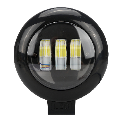 REDONDO 30 WATTS (3 LED * 10 WATTS) COLOR BLANCO 12V / 24V - haz de luz spot - - FAROS - OREGON