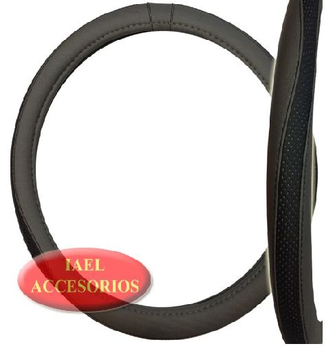CUBRE VOLANTE, CURVS, 38CM, NEGRO CON GRIS - IAEL