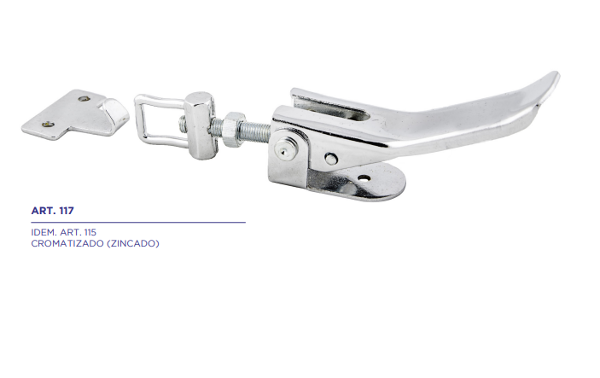 GANCHO DE CAPOT REGULABLE GRANDE ZINCADO