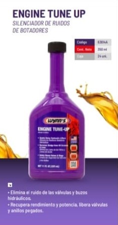 ENGINE TUNE UP ( SILENCIADOR DE RUIDOS DE BOTADORES ) X 350CC. - WYNNS