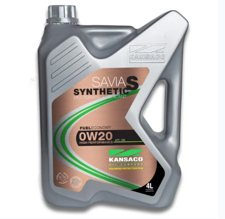 KANSACO - ACEITE - SAVIA - 0W 20 - MULTIGRADO SINTETICO X 4 LITROS