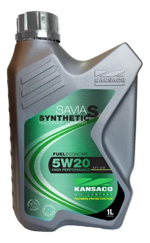 KANSACO - ACEITE - SAVIA - 5W 20 - MULTIGRADO  SINTETICO  X 1 LITRO