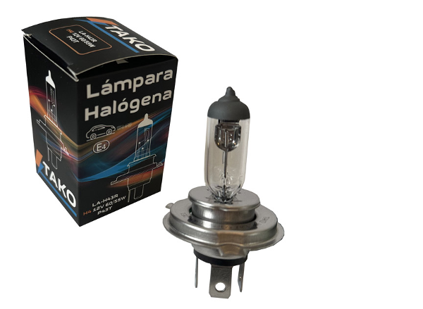 LAMPARA, H4, PT43, 60/55W., 12V. - TAKO