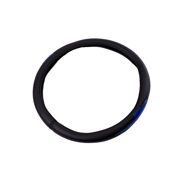 CUBRE VOLANTE PVC 38CM CON REFLECTOR AZUL - ACCESORIOS - OREGON