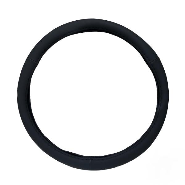 CUBRE VOLANTE, AUTO, LISO, 37-39CM., NEGRO - QKL