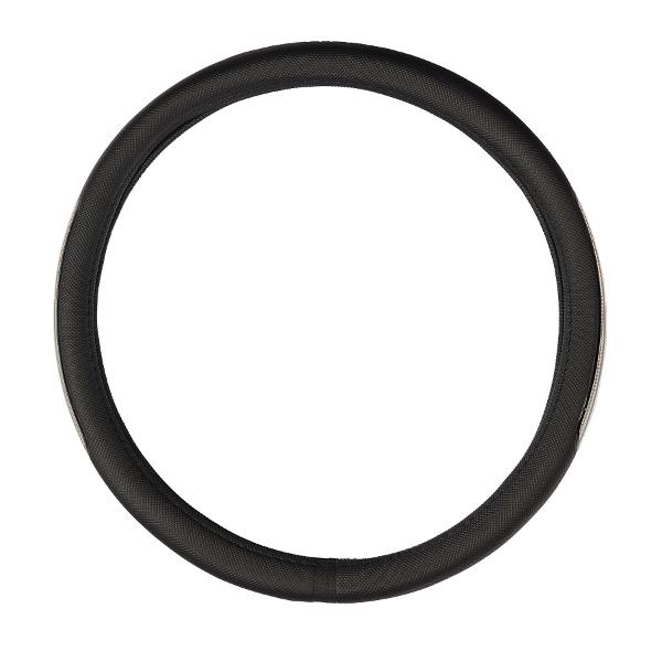 CUBRE VOLANTE, NEGRO Y GRIS DE 38CM. - NAITE