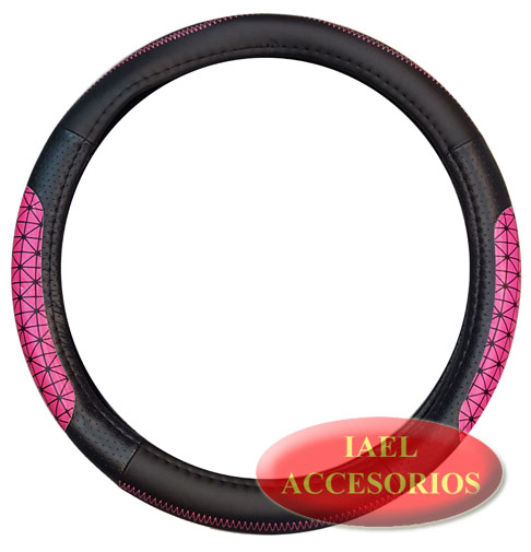 CUBRE VOLANTE, ZIG ZAG, CON CUERINA TIPO RED, X 38 CM. - IAEL