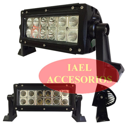BARRA FARO LED, 36W, 19 CM., 12 LED, LUJO CON ALEM - IAEL