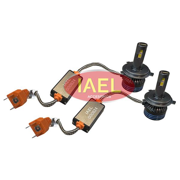 CREE LED HULK +PLUS H4 9003 HB2 CSP, 6.500 K- 40.000 LM - 60 W - 12 V. - IAEL