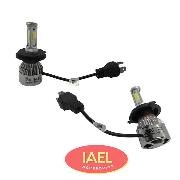 JUEGO DE LAMPARAS, CREE LED, S6 H4 9003 HB2, 36W / 16000LM - IAEL