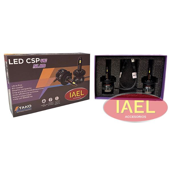 JUEGO DE LAMPARAS, CREE V6 SLIM, H8, H9, H11 CSP, 42W / 40.000LM - IAEL