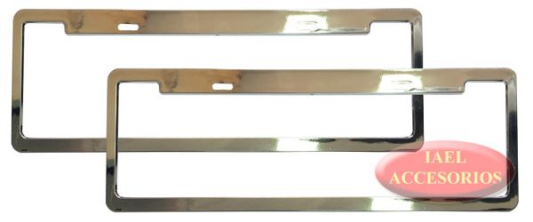 JUEGO MARCO PATENTE MERCOSUR, CROMADO- IAEL