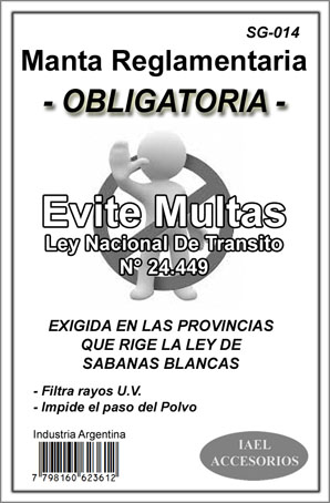 MANTA BLANCA REGLAMENTARIA