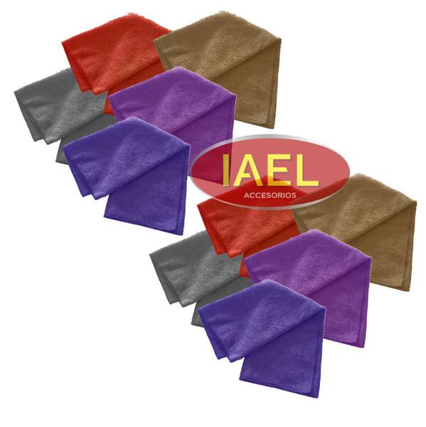 PA�O DE LIMPIEZA, DE MICROFIBRA, 30X30CM., SET X 10UND. - IAEL