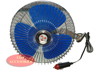 VENTILADOR, 8", GIRATORIO, 24V., METALICO - IAEL