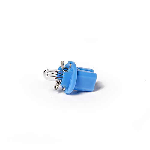 LAMPARAS, 12V. 1.2W. BX8.3D CON PORTALAMPARA - AZUL - KOBO