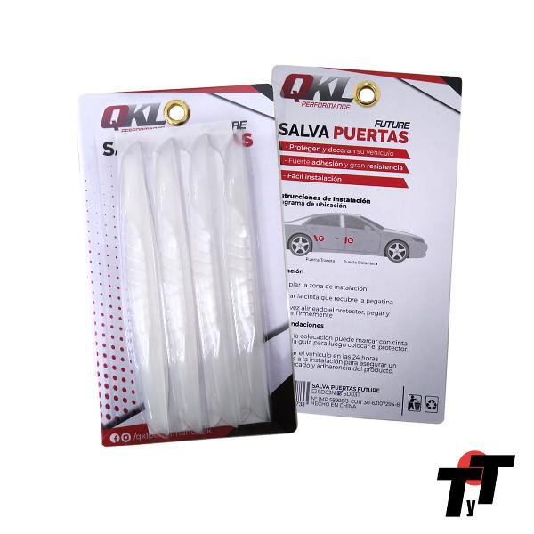 SALVAPUERTAS X 4 TRANSPARENTE - QKL