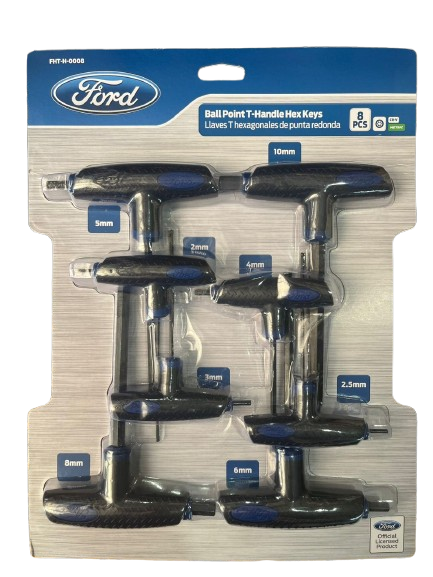 JUEGO DE 8 LLAVES, ALLEN  ( T ) - FORD