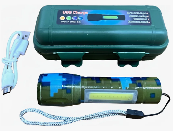 LINTERNA CAMUFLADA CON ESTUCHE