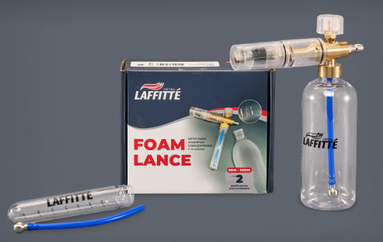 FOAM LANCE TRANSPARENTE 2 DOSIFICADORES LAFFITT�