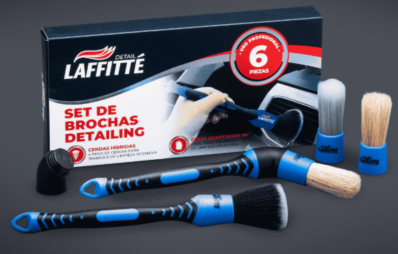 KIT DE BROCHA DETAILING - 4 TIPOS DE CERDAS H�BRIDAS