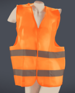 CHALECO REFLECTIVO SEMI PESADO NARANJA
