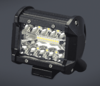 FARO DE LED RECTANGULAR 10x8 CM (USO FUERA DE RUTA) 20 LEDS 60W 10-30 VOLTS