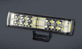 FARO DE LED RECTANGULAR 15x4 CM (USO FUERA DE RUTA) 12 LEDS 30W 10-30 VOLTS