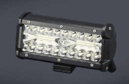 FARO DE LED RECTANGULAR 17x9 CM (USO FUERA DE RUTA) 40 LEDS 120W 10-30 VOLTS