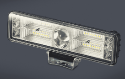 FARO DE LED RECTANGULAR 22x6 CM (USO FUERA DE RUTA) 44 LEDS 132W 10-30 VOLTS