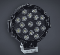 FARO DE LED REDONDO 18 CM (USO FUERA DE RUTA) 17 LEDS 51W 10-30 VOLTS