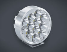 FARO DE LED REDONDO ALU 7 CM (USO FUERA DE RUTA) 12 LEDS 12W 12 VOLTS