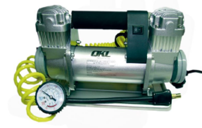 COMPRESOR�METALICO�CILINDRO�DOBLE�40�MM�C/U�12V�450W�150�PSI�QKL CAI64