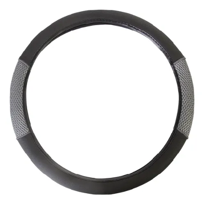 CUBRE VOLANTE MILO 38CM NEGRO C/GRIS - ACCESORIOS - IAEL