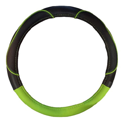 CUBRE VOLANTE MILO 38CM NEGRO C/VERDE - ACCESORIOS - IAEL