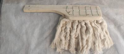 LAMPAZO DE ALGODON CON CABO DE MADERA GRANDE DE 45 CM