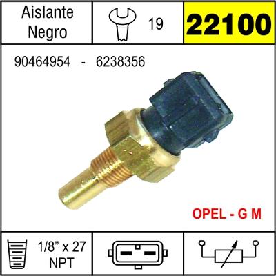 22100 BULBO DE TEMPERATURA GENERAL MOTORS  ASTRA 1.7D