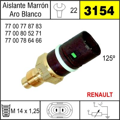 3154 BULBO DUPLEX RENAULT LAGUNA, 19, 21