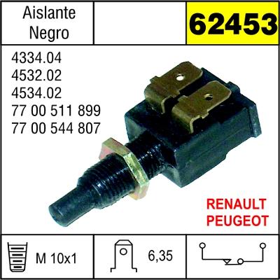 62453 BULBO DE FRENO PEUGEOT