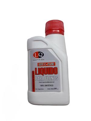 LIQUIDO DE FRENO DOT-4 X 200 CC - LQ