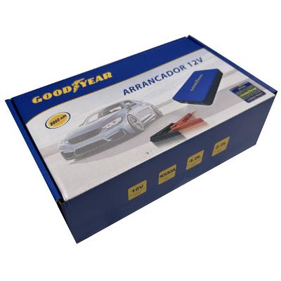 ARRANCADOR DE BATERIA, PORTATIL, GOODYEAR, 8000MA, RECARGABLE CON LINTERNA - GOODYEAR