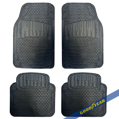 JUEGO CUBRE ALFOMBRA, GOODYEAR, PVC, 4 PIEZAS