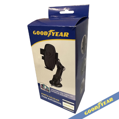 SOPORTE PORTA TELEFONO CELULAR, GPS, ARTICULADO - GOODYEAR