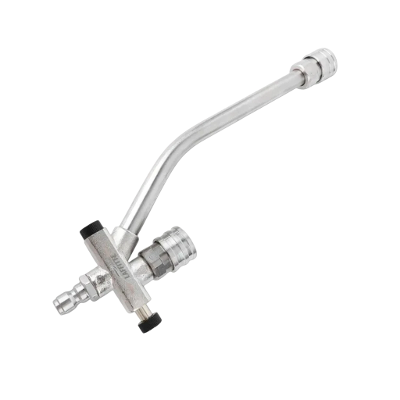 CONECTOR ALUMINIO, DOBLE SALIDA, PARA HIDRO, CON CAMBIO DE SENTIDO Y ACOPLE RAPIDO - LAFFITTE