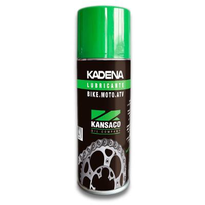 KANSACO - GRASA KADENAS - BIKE / MOTOS - ATV - LUBRICANTE EN AEROSOL  X 180 GRS.