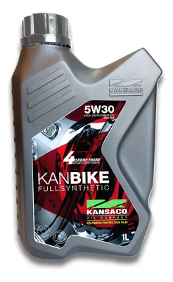 KANSACO - ACEITE - KANBIKE - 4T SINTETICO JASO MA2 / 5W30 - 5W40 - 15W50 - MOTO X 1 LITRO