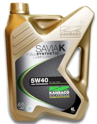 KANSACO - ACEITE - SAVIA K - 5W 40 - MULTIGRADO  SINTETICO X 4 LITROS