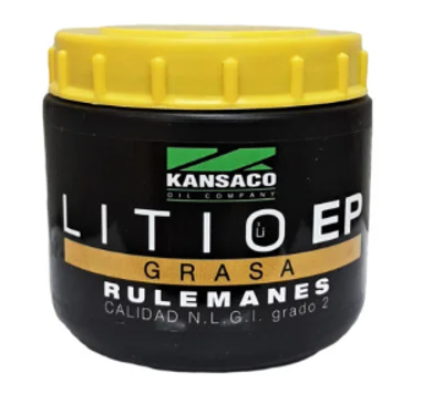KANSACO - GRASA DE LITIO - EP2 COMPLEJA - COLOR AMBAR / RULEMANES X 100 GRS.